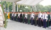 Phó Thủ tướng Phạm Thị Thanh Trà dự lễ truy điệu hài cốt liệt sĩ tại Điện Biên