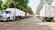 Phường Dầu Giây xử lý xe container đỗ tràn lan gây mất ATGT