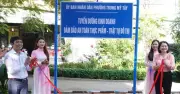 Ra mắt tuyến đường kinh doanh đảm bảo an toàn thực phẩm tại phường Trung Mỹ Tây