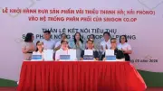 Saigon Co.op đưa 300 tấn vải Thanh Hà vào hệ thống phân phối toàn quốc