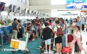 Sân bay Nội Bài đón lượng khách kỷ lục trong ngày cuối nghỉ lễ