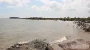 Sạt lở bờ biển nghiêm trọng tại Trà Vinh, hàng trăm hộ dân mất nhà cửa