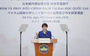 Thủ tướng Nhật Bản Takaichi Sanae thăm Đại học Quốc gia Hà Nội, phát biểu chính sách