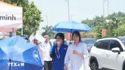 Thời tiết Hà Nội thi lớp 10: Nắng nóng, có mưa rào