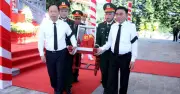 Thường trực Ban Bí thư dự lễ truy điệu, an táng liệt sĩ tại Hà Tĩnh