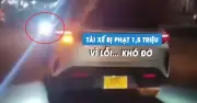 Tài xế ô tô lắp thêm đèn sáng gây chói mắt bị phạt 1,5 triệu đồng
