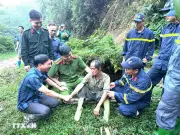 Tìm thấy người đàn ông mất tích trong rừng ở Bắc Quang