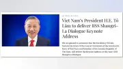 Tổng Bí thư, Chủ tịch nước Tô Lâm phát biểu tại Đối thoại Shangri-La 2026