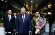 Tổng Bí thư, Chủ tịch nước Tô Lâm và Phu nhân bắt đầu thăm cấp nhà nước tới Singapore
