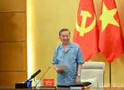 Tổng Bí thư Tô Lâm chủ trì hội nghị kiểm tra Ban Thường vụ Đảng ủy Quốc hội