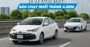 Top 5 xe sedan bán chạy nhất Việt Nam tháng 4/2026
