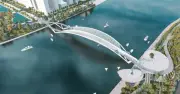 TP.HCM thị sát công trường cầu đi bộ vượt sông Sài Gòn, chuẩn bị đổ bê tông trụ chính