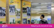 Triển lãm 'Trẻ em thời chiến' lần đầu tiên tại ga metro TP.HCM thu hút đông đảo người dân