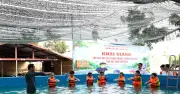 Trường tiểu học tổ chức dạy bơi cho gần 300 học sinh