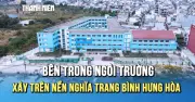 Trường tiểu học Trần Đại Nghĩa khang trang trên nền nghĩa trang Bình Hưng Hòa