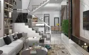 Tránh hao tài phạm phong thủy khi đặt cầu thang nhà ống