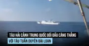Tàu hai cánh Trung Quốc đối đầu tuần duyên Đài Loan