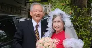 Vợ chồng ở Ninh Bình tổ chức đám cưới ngọc bích: Chuyện tình 55 năm đẹp như mơ
