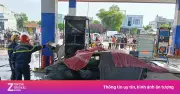 Vụ cháy ôtô ở cây xăng: Đội trưởng SOS nói về cách dập lửa gây tranh cãi