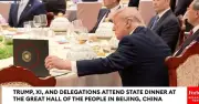 Video gây sốt: Ông Trump lật tập tài liệu của chính mình, không phải của ông Tập