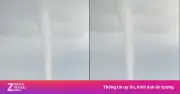 Video: Hình ảnh vòi rồng trắng xoá ở Quảng Ninh