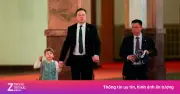 Video điểm nhấn ngoại giao nhi tử con trai Elon Musk