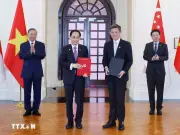Việt Nam và Singapore ký kết hàng loạt văn kiện hợp tác