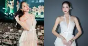 Văn Mai Hương và Hương Tràm đụng hàng đầm corset trắng ngà