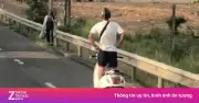 Xác minh clip nam thanh niên buông tay đứng trên xe máy khi đổ đèo