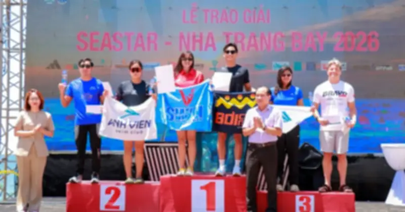 550 kình ngư chinh phục thử thách Hòn Tre tại SeaStar Nha Trang Bay 2026