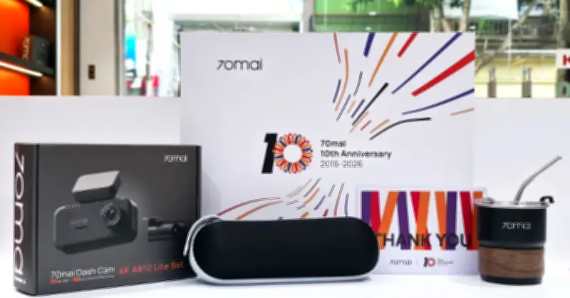 70mai kỷ niệm 10 năm ra mắt A810 Lite và phiên bản giới hạn