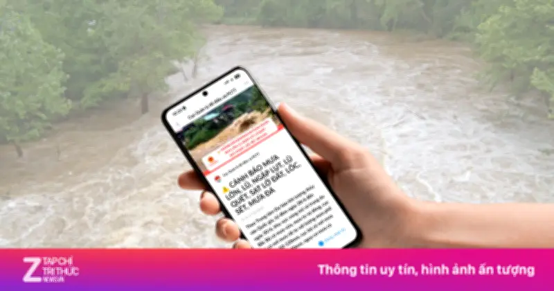 7,3 triệu tin nhắn cảnh báo mưa lũ gửi đến người dân Bắc Bộ