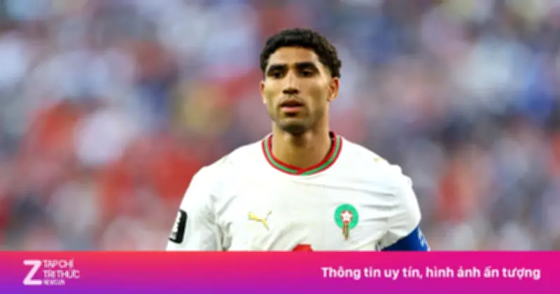 Achraf Hakimi phá kỷ lục số trận World Cup cho cầu thủ châu Phi