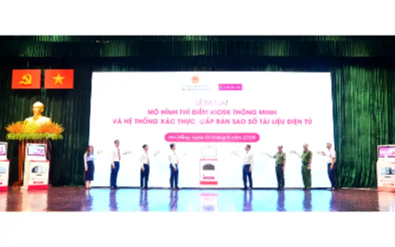 Agribank tài trợ 11 Trạm dịch vụ công số tại Đà Nẵng, thúc đẩy chuyển đổi số