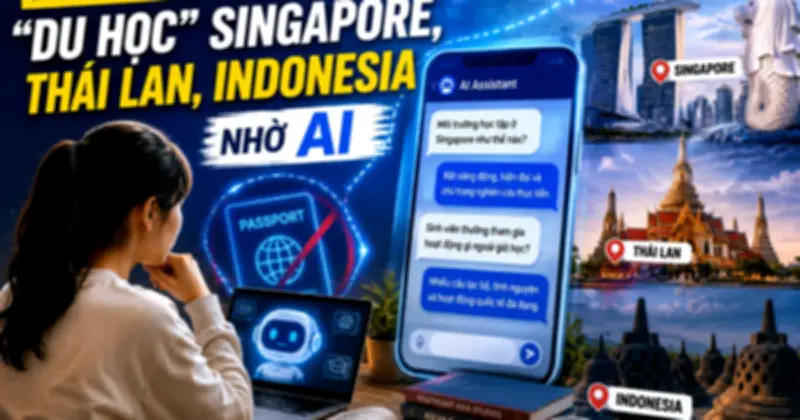 AI biến giảng đường thành 'cửa khẩu số', sinh viên trải nghiệm du học không cần xuất ngoại