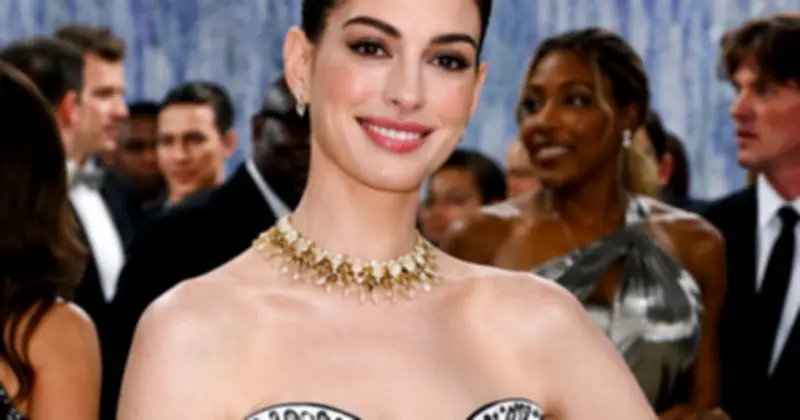 Anne Hathaway mang thai con thứ ba ở tuổi 44