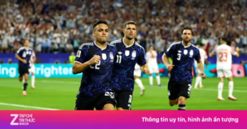 Argentina nâng tỷ số lên 2-0 trước Jordan nhờ bàn thắng của Mac Allister
