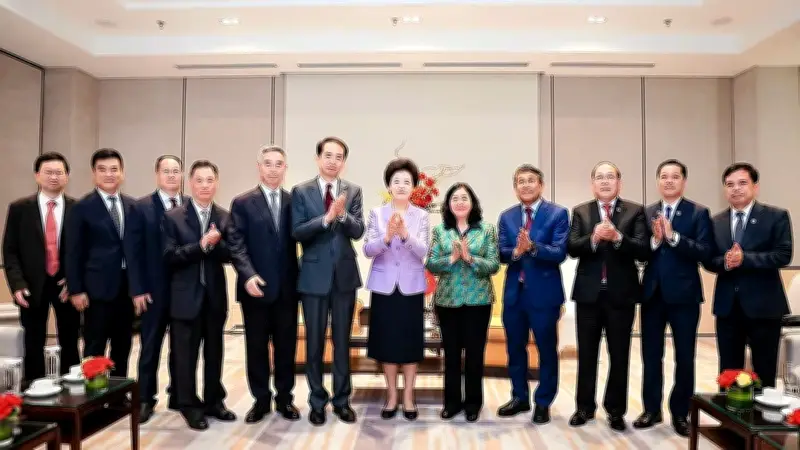 Bà Bùi Thị Minh Hoài tiếp đoàn Chính hiệp Trung Quốc, thúc đẩy hợp tác toàn diện