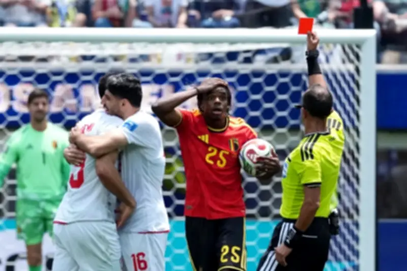 Bỉ hòa Iran 0-0 dù nhận thẻ đỏ ở phút 66