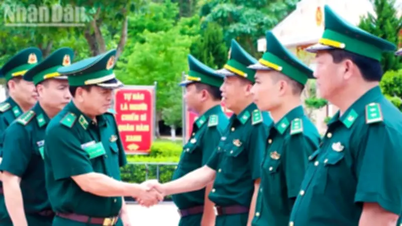 Bộ đội Biên phòng kiểm tra toàn diện tại Sơn La