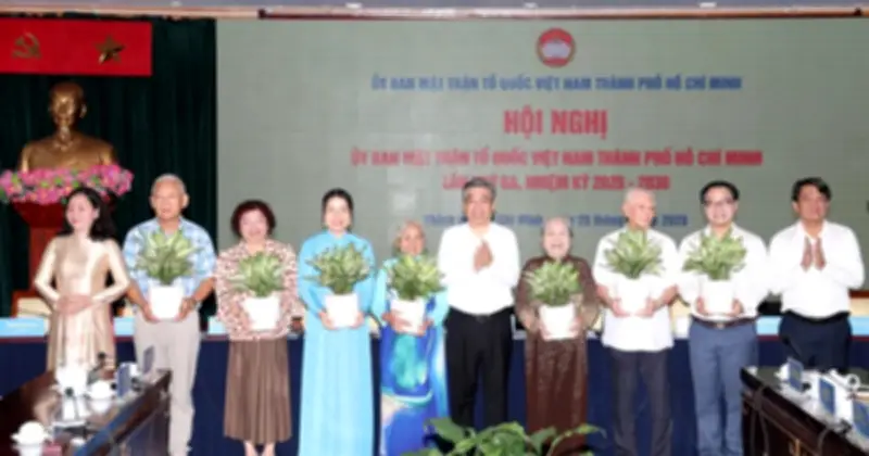 Bà Nguyễn Thị Ngọc Xuân làm Phó chủ tịch Ủy ban MTTQ Việt Nam TP.HCM