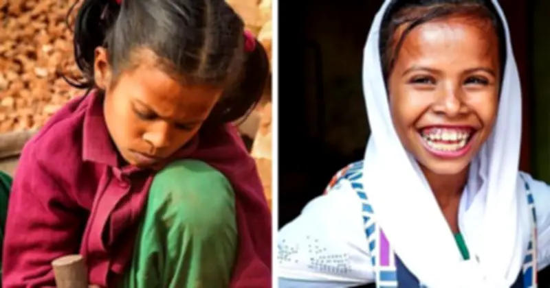 Bộ ảnh xúc động: Trẻ em nghèo Bangladesh thay đổi cuộc đời nhờ đi học