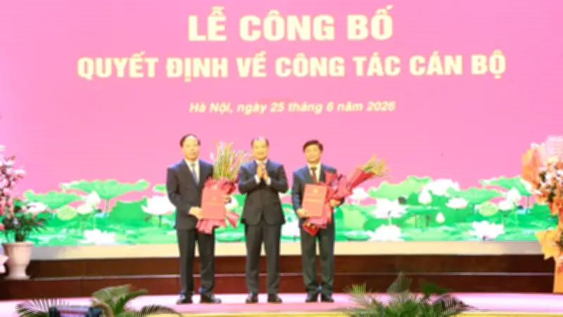 Bổ nhiệm lại Giám đốc và Phó Giám đốc Thường trực Học viện Báo chí và Tuyên truyền