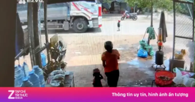 Bé trai 3 tuổi chạy qua đường bị xe tải tông tử vong ở Đắk Lắk