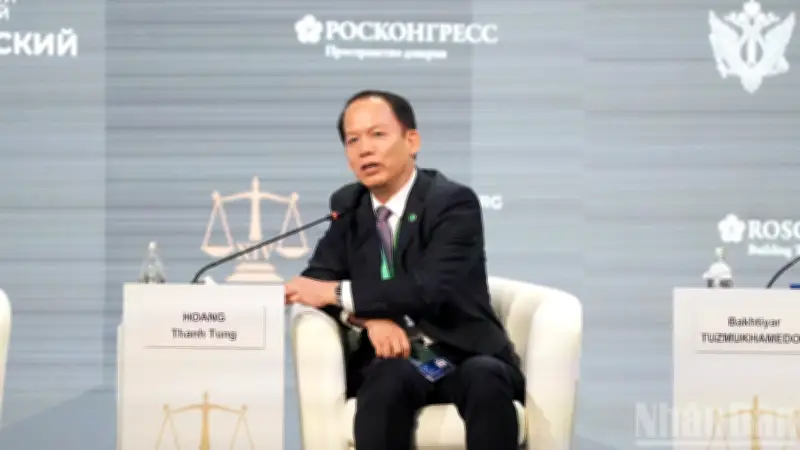 Bộ trưởng Tư pháp: Việt Nam coi luật pháp quốc tế là nguồn lực phát triển