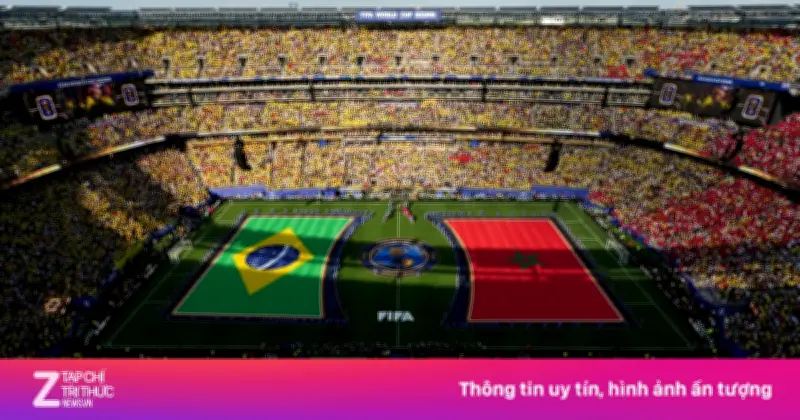 Bức ảnh trận Brazil - Morocco giúp FIFA thoát cảnh 'muối mặt' ở World Cup 2026