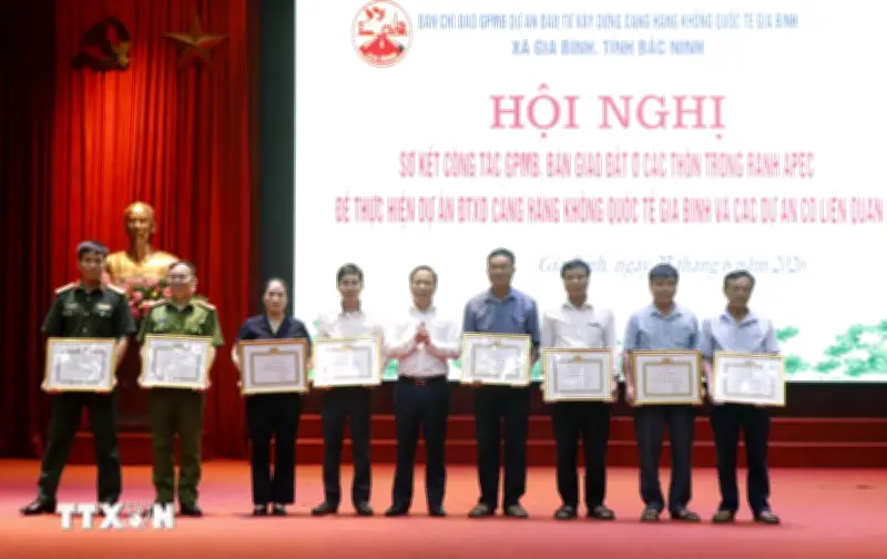 Bắc Ninh hoàn thành nhiều chỉ tiêu giải phóng mặt bằng dự án sân bay Gia Bình