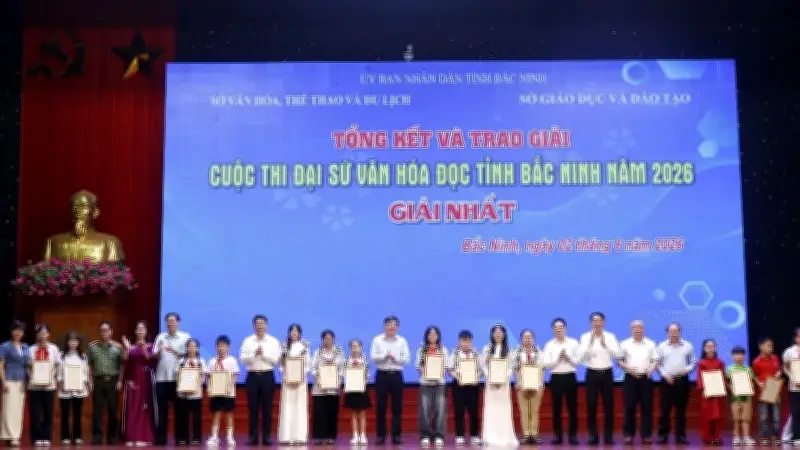Bắc Ninh tổng kết cuộc thi Đại sứ Văn hóa đọc năm 2026