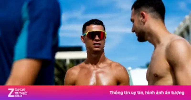 Bãi biển Mỹ náo loạn vì Ronaldo và đồng đội tập trung đông
