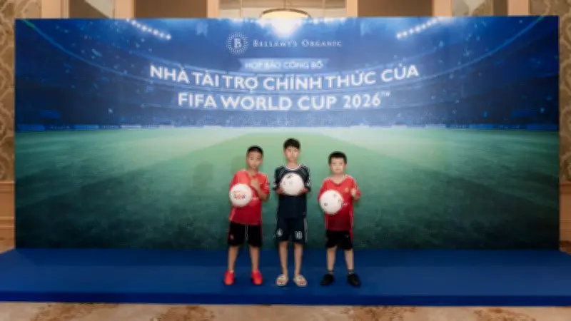 Bóng đá World Cup 2026 chính thức về Việt Nam, Bellamy's Organic làm nhà tài trợ